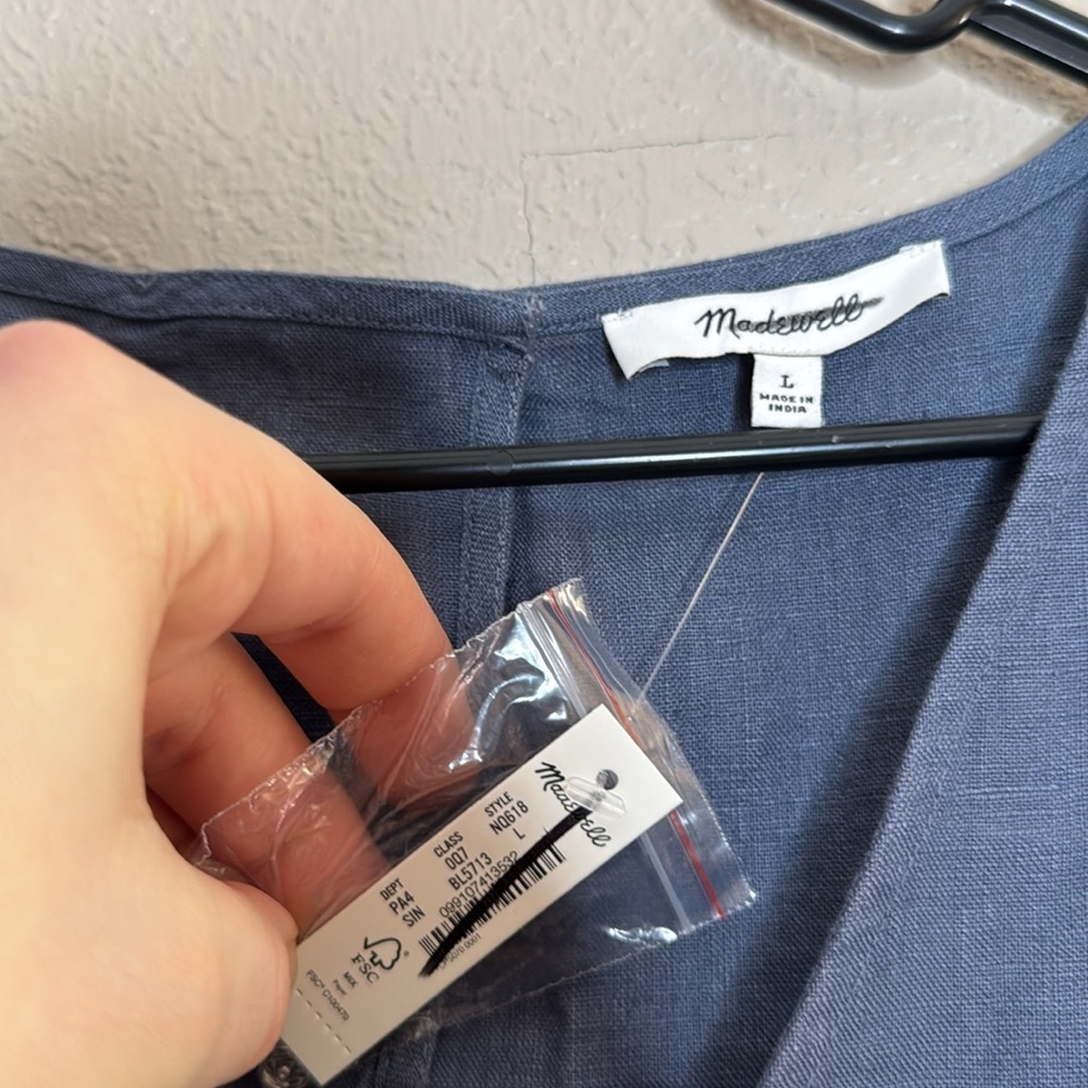 Madewell Relaxed Empire-Waist Mini Dress - Picture 7 of 9